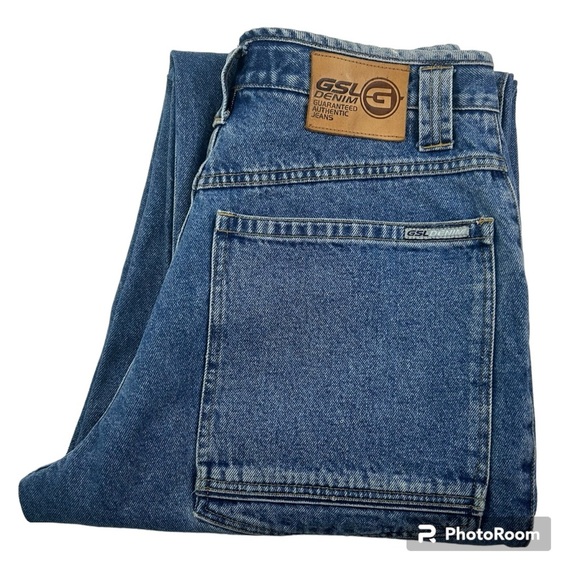 GSL Denim Straight Cut Jeans Size 34 X 32 Men's - Picture 2 of 12